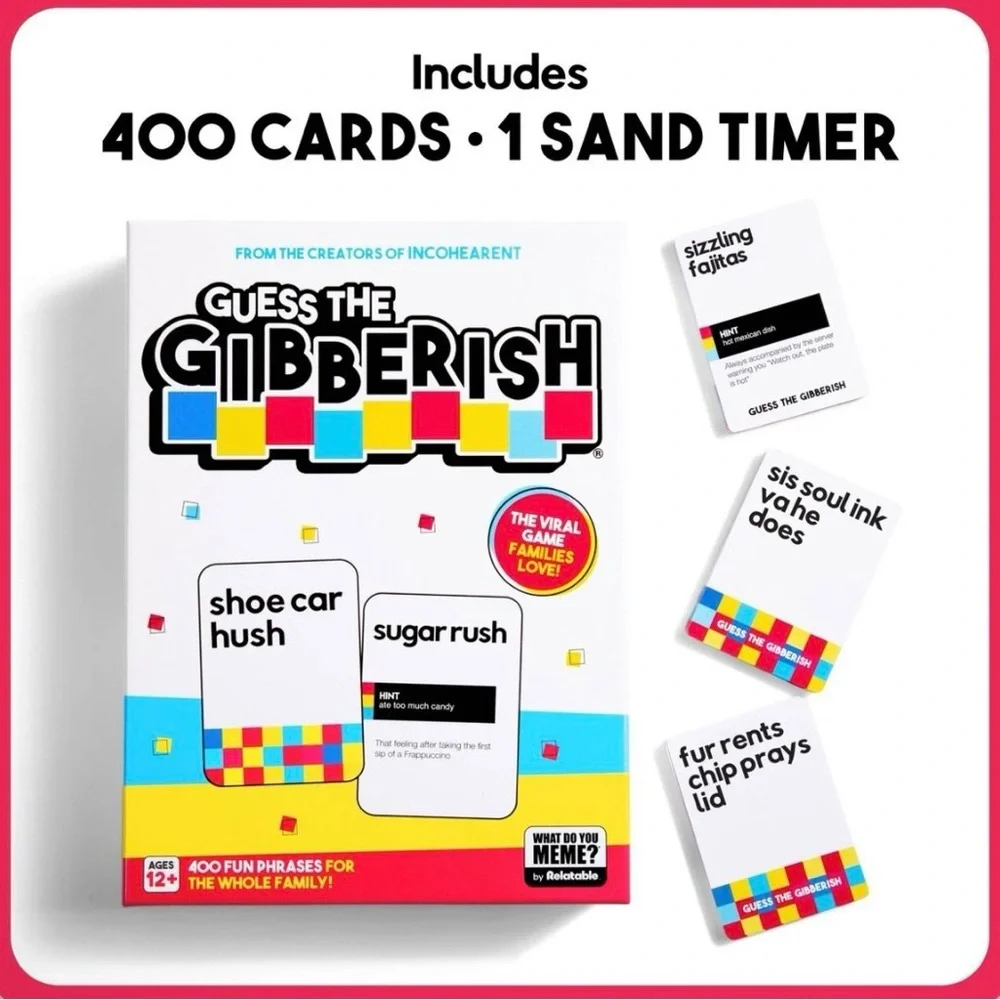 🆕- Guess The Gibberish Family Game By What Do You Meme?